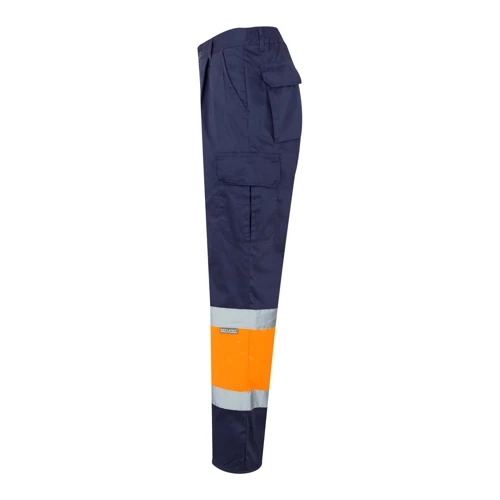 VL POSEIDON LARGE. Kétszínű, többzsebes bordázott szövet nadrág (210g/m²), pamut (20%) és poliészter (80%)