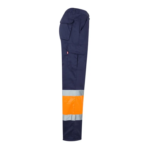 VL POSEIDON LARGE. Kétszínű, többzsebes bordázott szövet nadrág (210g/m²), pamut (20%) és poliészter (80%)