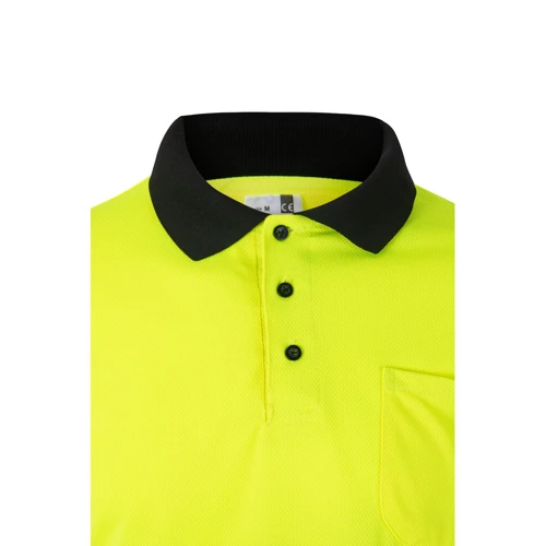 VL VULCAN LARGE. Kétszínű, bird-eye pólóing (160g/m²) hosszú ujjal, poliészterből (100%)