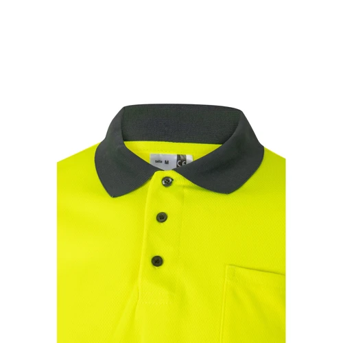 VL VULCAN LARGE. Kétszínű, bird-eye pólóing (160g/m²) hosszú ujjal, poliészterből (100%)
