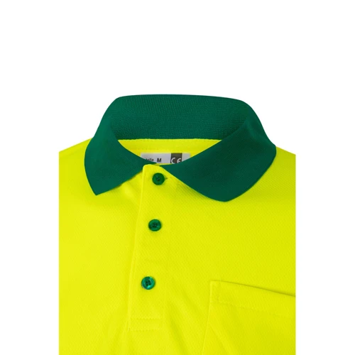 VL VULCAN LARGE. Kétszínű, bird-eye pólóing (160g/m²) hosszú ujjal, poliészterből (100%)
