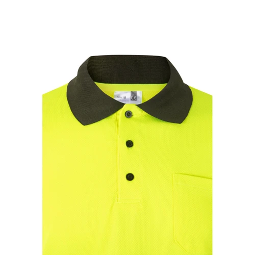 VL VULCAN LARGE. Kétszínű, bird-eye pólóing (160g/m²) hosszú ujjal, poliészterből (100%)