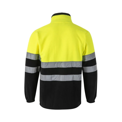 VL EROS LARGE. Kéttónusú gyapjú dzseki (280g/m²), poliészterből (100%) Szürke Narancssárga 
