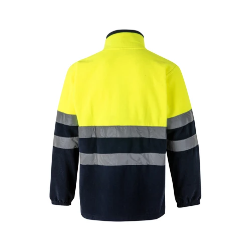 VL EROS LARGE. Kéttónusú gyapjú dzseki (280g/m²), poliészterből (100%) Szürke Narancssárga 