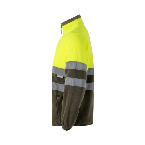 VL EROS LARGE. Kéttónusú gyapjú dzseki (280g/m²), poliészterből (100%) Szürke Narancssárga 