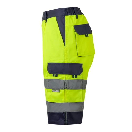 VL HADES. Kétszínű, többzsebes bermuda rövidnadrág (210g/m²), pamut (20%) és poliészter (80%)