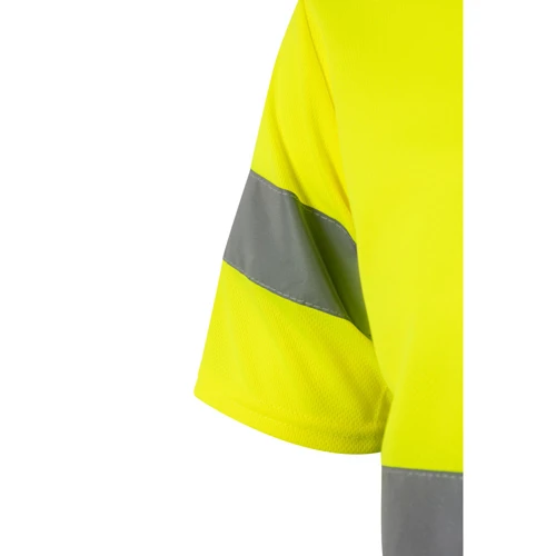 VL BRAHMA. Kétszínű bird-eye technikai póló (140g/m²), poliészterből (100%)