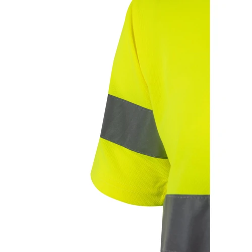 VL BRAHMA. Kétszínű bird-eye technikai póló (140g/m²), poliészterből (100%)