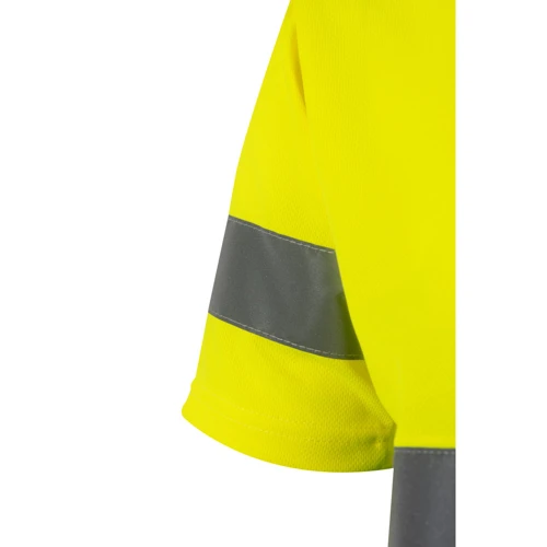 VL BRAHMA. Kétszínű bird-eye technikai póló (140g/m²), poliészterből (100%)