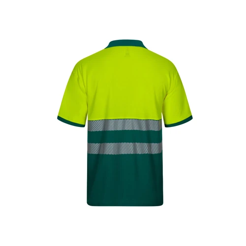 VL ACHELOUS. Kéttónusú piqué pólóing (150g/m²) rövid ujjal, pamut (55%) és poliészter (45%)