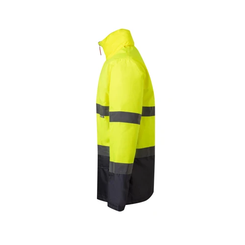 VL THEMIS LARGE. Kéttónusú anorák (190g/m²), poliészterből (100%), PU bevonattal Kék Sárga 
