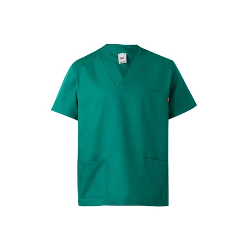 VL ILLAPA. Bordázott szövet tunika (190g/m²), rövid ujjú, poliészter (65%) és pamut (35%)