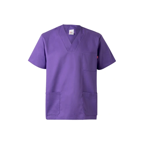 VL ILLAPA. Bordázott szövet tunika (190g/m²), rövid ujjú, poliészter (65%) és pamut (35%)