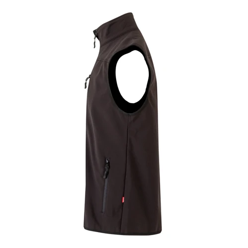 VL VARUNA. Soft shell mellény (280g/m²), polárbéléssel, poliészterből (94%) és elasztánból (6%)