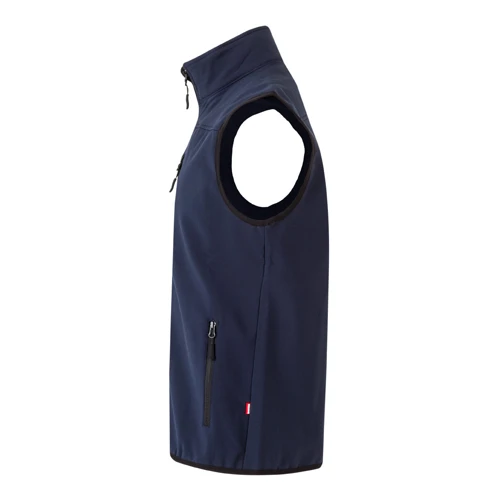 VL VARUNA. Soft shell mellény (280g/m²), polárbéléssel, poliészterből (94%) és elasztánból (6%)