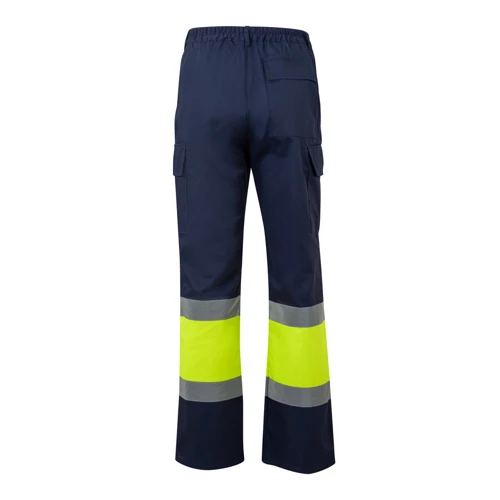 VL ARTEMIS. Kétszínű nadrág, bordázott szövet (190g/m²), pamut (20%) és poliészter (80%)
