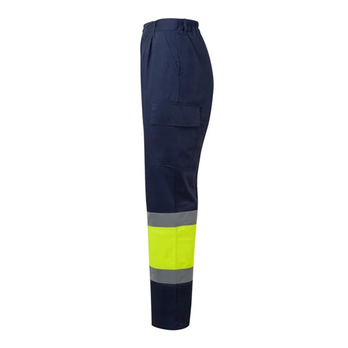 VL ARTEMIS. Kétszínű nadrág, bordázott szövet (190g/m²), pamut (20%) és poliészter (80%)