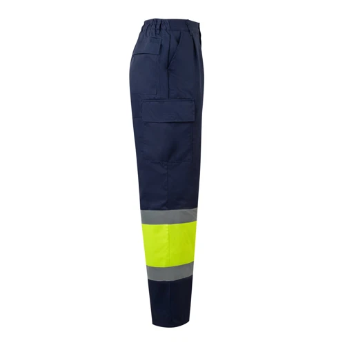 VL ARTEMIS. Kétszínű nadrág, bordázott szövet (190g/m²), pamut (20%) és poliészter (80%)