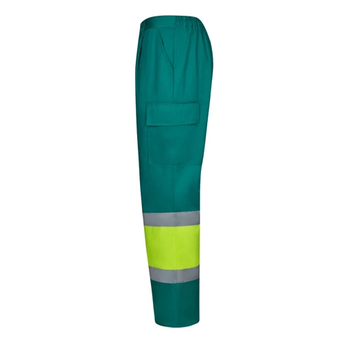 VL ARTEMIS. Kétszínű nadrág, bordázott szövet (190g/m²), pamut (20%) és poliészter (80%)