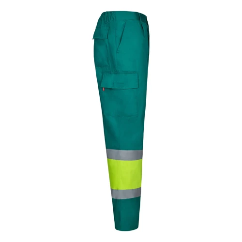 VL ARTEMIS. Kétszínű nadrág, bordázott szövet (190g/m²), pamut (20%) és poliészter (80%)