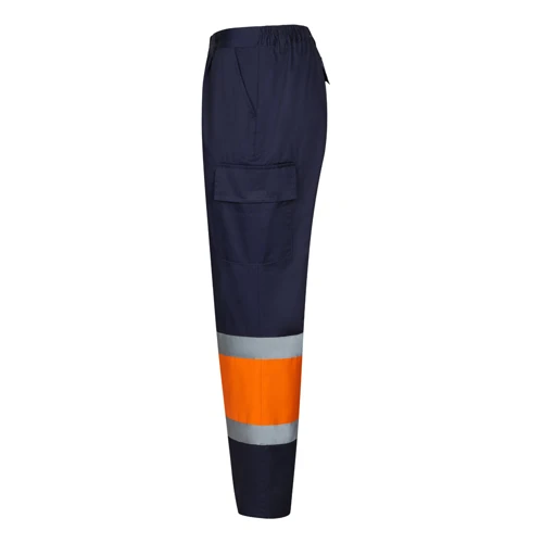 VL ARTEMIS. Kétszínű nadrág, bordázott szövet (190g/m²), pamut (20%) és poliészter (80%)