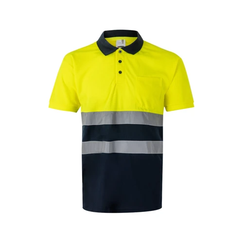 VL FORTUNA. Bird-eye pólóing (140g/m²), rövid ujjú, poliészterből (100%)