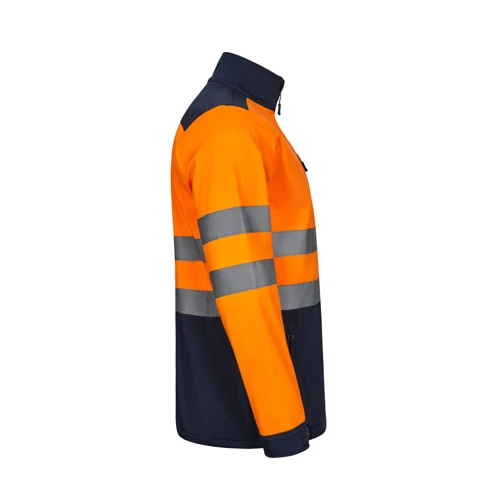 VL HESTIA LARGE. Kéttónusú soft shell kabát (280g/m²), gyapjú béléssel és TPU membránnal, poliészterből (96%) és elasztánból (4%) Kék Sárga 