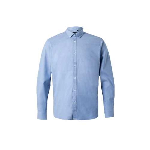 VL PRITHVI MAN. Férfi Oxford ing (180 g/m²) pamutból (50%), poliészterből (45%) és elasztánból (5%)