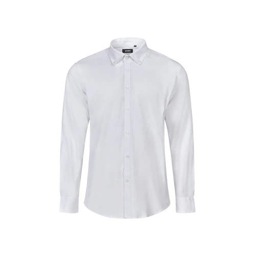 VL PRITHVI MAN. Férfi Oxford ing (180 g/m²) pamutból (50%), poliészterből (45%) és elasztánból (5%)