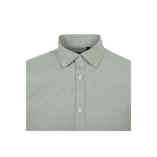 VL PRITHVI MAN. Férfi Oxford ing (180 g/m²) pamutból (50%), poliészterből (45%) és elasztánból (5%)