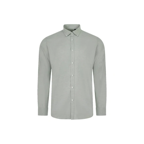 VL PRITHVI MAN. Férfi Oxford ing (180 g/m²) pamutból (50%), poliészterből (45%) és elasztánból (5%)