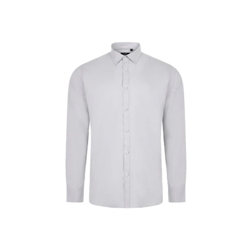 VL PRITHVI MAN. Férfi Oxford ing (180 g/m²) pamutból (50%), poliészterből (45%) és elasztánból (5%)