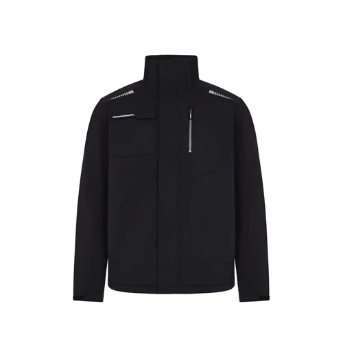 VL NYX. Steppelt kabát (180 g/m²), újrahasznosított poliészterből (50%) és poliészterből (50%) készült Fekete 