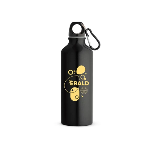 RE-LANDSCAPE M. Újrahasznosított alumínium (100% rAL) palack karabinerrel 530 ml