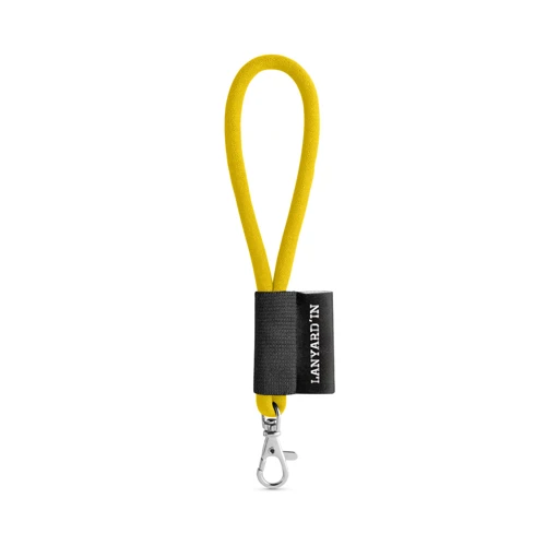 75090. SET Lanyard TUBE Short (Ø 7 mm) 9 mm-es karabinerrel 310 - Sárga 