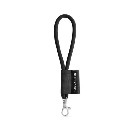 75090. SET Lanyard TUBE Short (Ø 7 mm) 9 mm-es karabinerrel Fehér Piros 