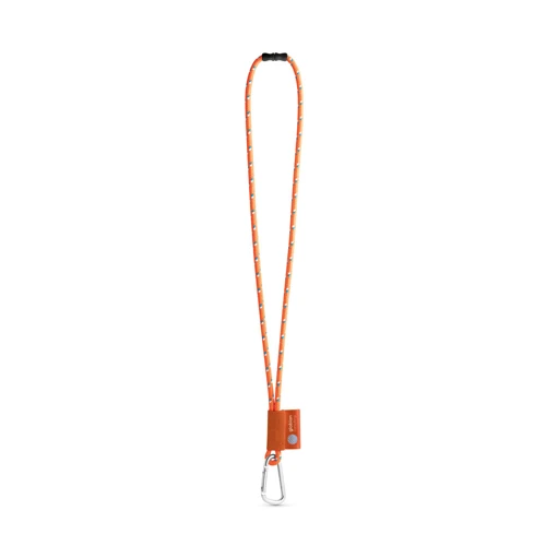 75091. SET Lanyard NAUTIC Long (Ø 7 mm) 55 mm-es D-alakú karabinerrel és Ø 7 mm-es biztonsági csattal Hexakróm Narancssárga 