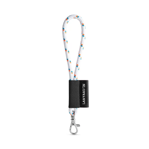 75092. SET Lanyard NAUTIC Short (Ø 7 mm) nyakpánt 9 mm-es karabinerrel 301 - Fehér 