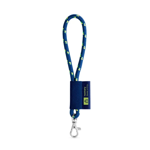 75092. SET Lanyard NAUTIC Short (Ø 7 mm) nyakpánt 9 mm-es karabinerrel 303 - Kék 