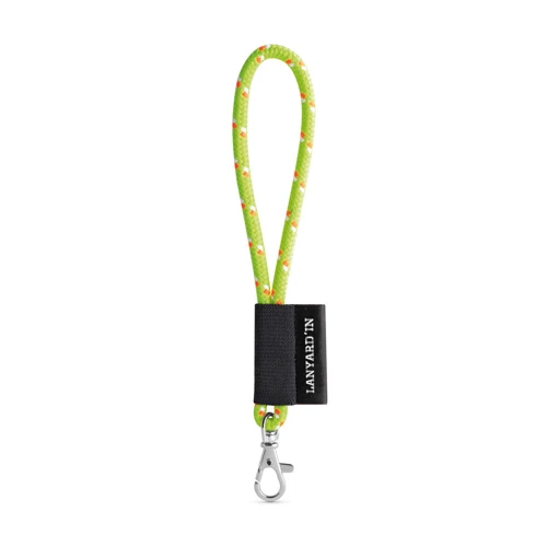 75092. SET Lanyard NAUTIC Short (Ø 7 mm) nyakpánt 9 mm-es karabinerrel Hexakróm sárga 