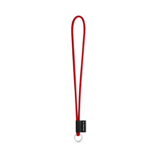 75093. SET Lanyard TUBE Long (Ø 7 mm) Gyűrűvel Ø 32 mm 302 - Piros 