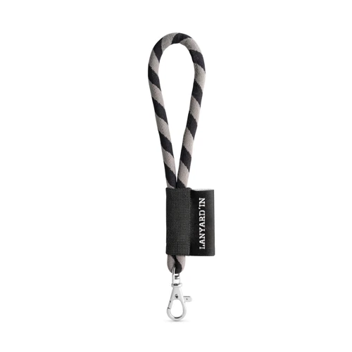 SET Lanyard TUBE Short (Ø 7 mm) 9 mm-es karabinerrel 301 - Fehér 