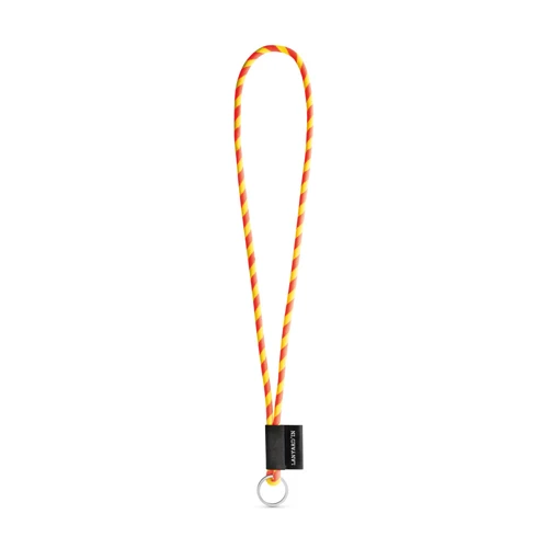 SET Lanyard TUBE Long (Ø 7 mm) Gyűrűvel Ø 32 mm Hexakróm sárga Hexakróm Narancssárga 