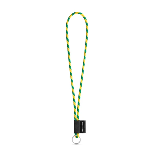 SET Lanyard TUBE Long (Ø 7 mm) Gyűrűvel Ø 32 mm Sárga Zöld 