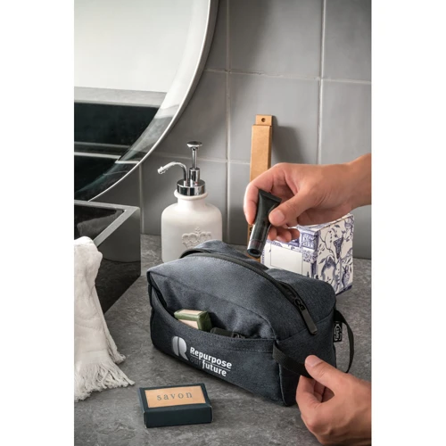 REPURPOSE BAG. 600D újrahasznosított poliészterből kozmetikai táska Kék 
