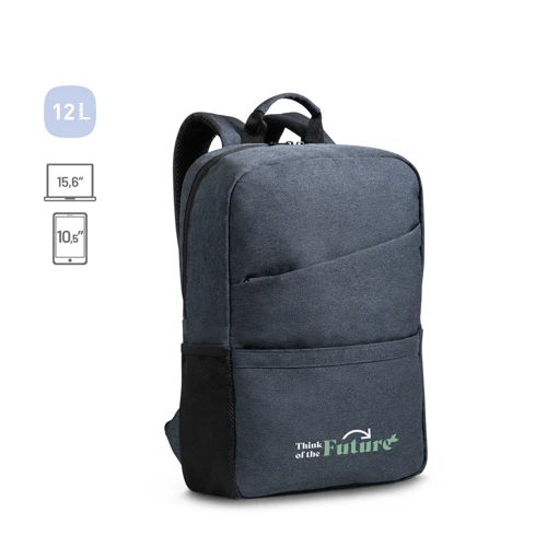 REPURPOSE BACKPACK. 15.6'' laptopos hátizsák 600D újrahasznosított poliészterből anyagból Kék 