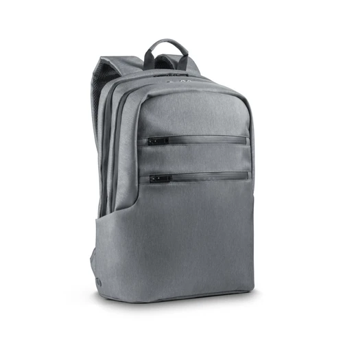 BROOKLYN. Vízálló 2Tone Nylon 15'' laptopos hátizsák 15 Világos szürke 