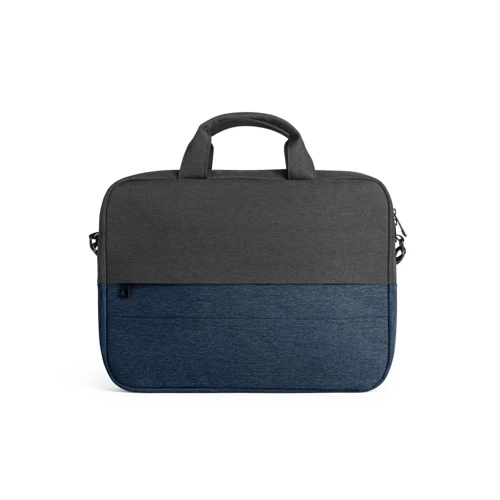GENOA. Párnázott laptop táska 600D nagy denzitású újrahasznosított poliészterből 15" Kék 