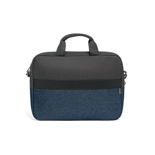 GENOA. Párnázott laptop táska 600D nagy denzitású újrahasznosított poliészterből 15" Kék 
