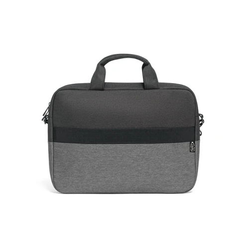 GENOA. Párnázott laptop táska 600D nagy denzitású újrahasznosított poliészterből 15" Szürke 